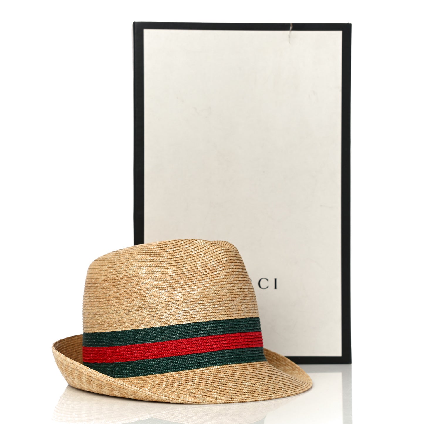 Abaca Straw Web Fedora Hat M