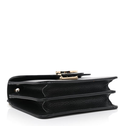 Gucci Dollar Calfskin Small Interlocking G Shoulder Bag Black 4 of 10