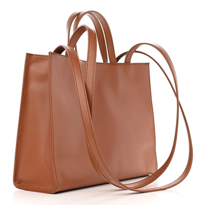 Telfar Vegan Leather Medium Shopping Bag Tan 3 of 13