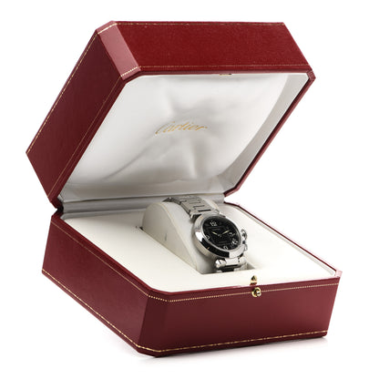 Cartier Stainless Steel 35mm Pasha C Automatic Watch Black 5 of 5