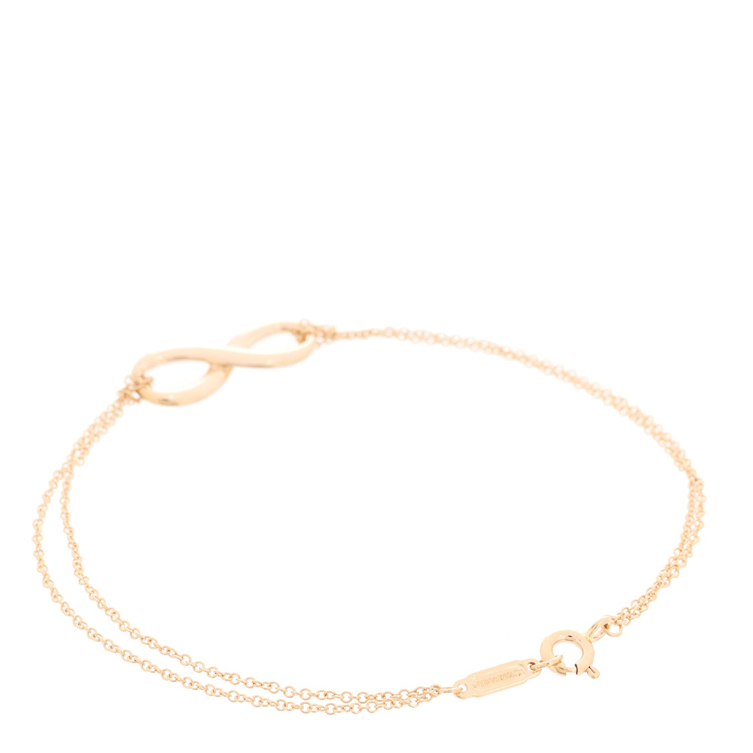 Tiffany 18K Rose Gold Infinity Bracelet 3 of 6