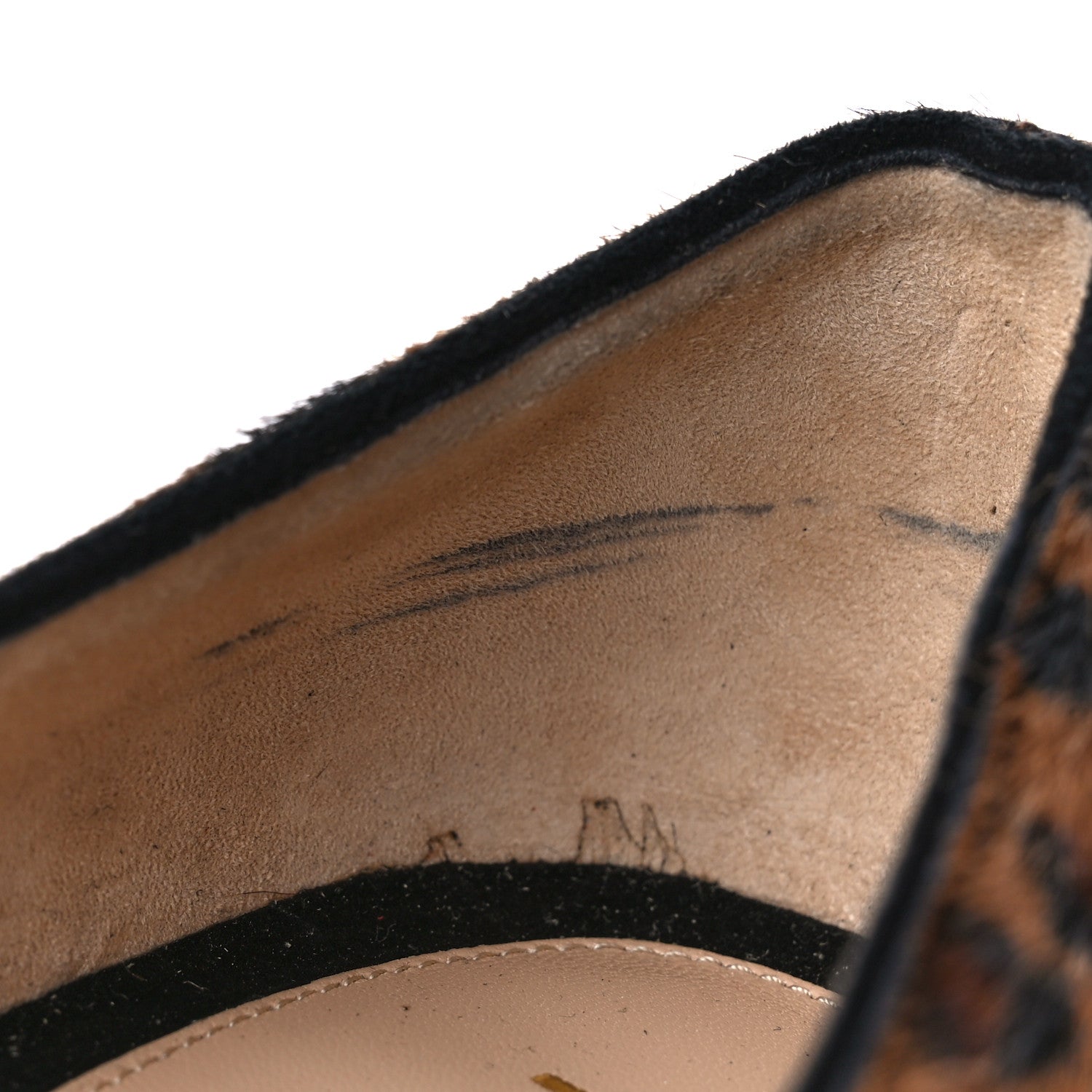 Fendi Pony Hair Leopard Platform Pumps 37 Natural 8 of 11