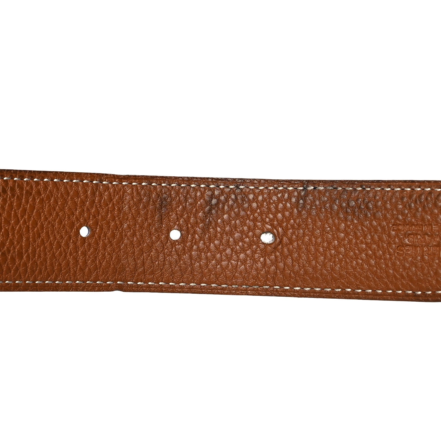Hermes Box Togo 32mm H Belt 95 Black Gold 5 of 10