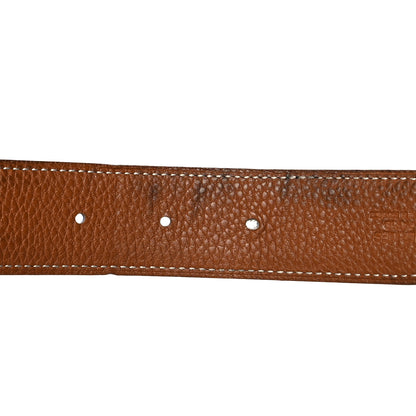 Hermes Box Togo 32mm H Belt 95 Black Gold 5 of 10