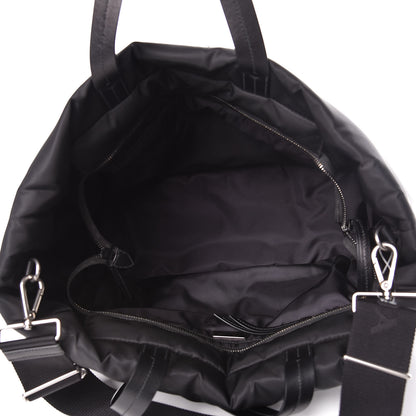 Prada Tessuto Nylon Vela Shopping Tote Black 5 of 10