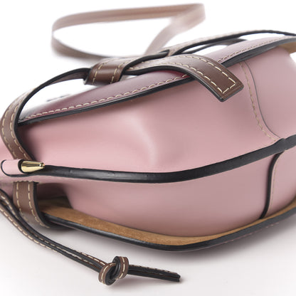 Loewe Calfskin Small Gate Crossbody Bag Wine Pastel Pink 6 of 11
