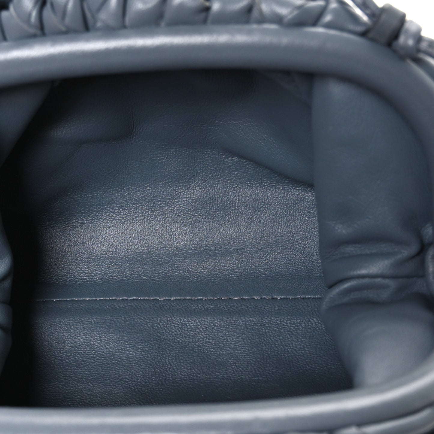 Nappa Intrecciato The Mini Pouch Thunder