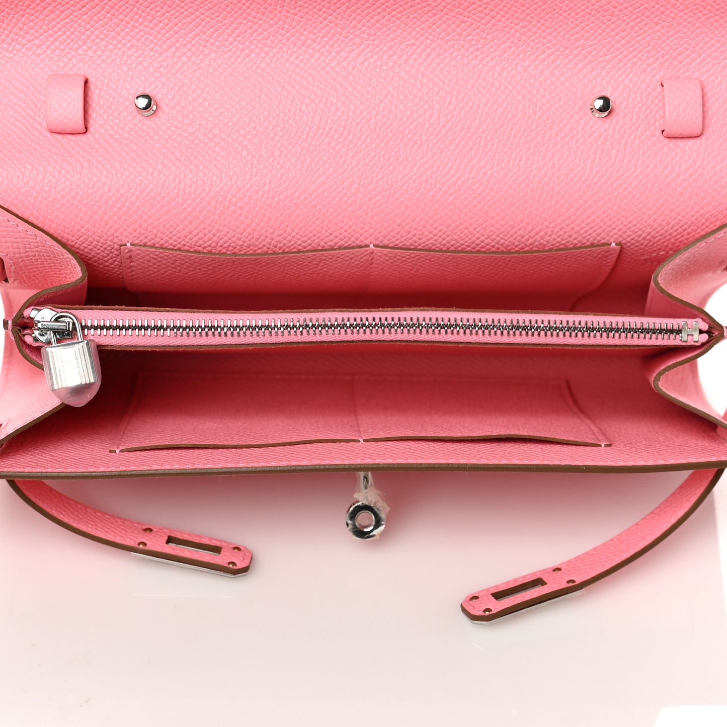 Epsom Kelly Wallet To Go Rose Confetti