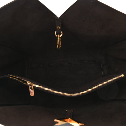 Louis Vuitton Calfskin Monogram Kimono Tote PM Black 5 of 9