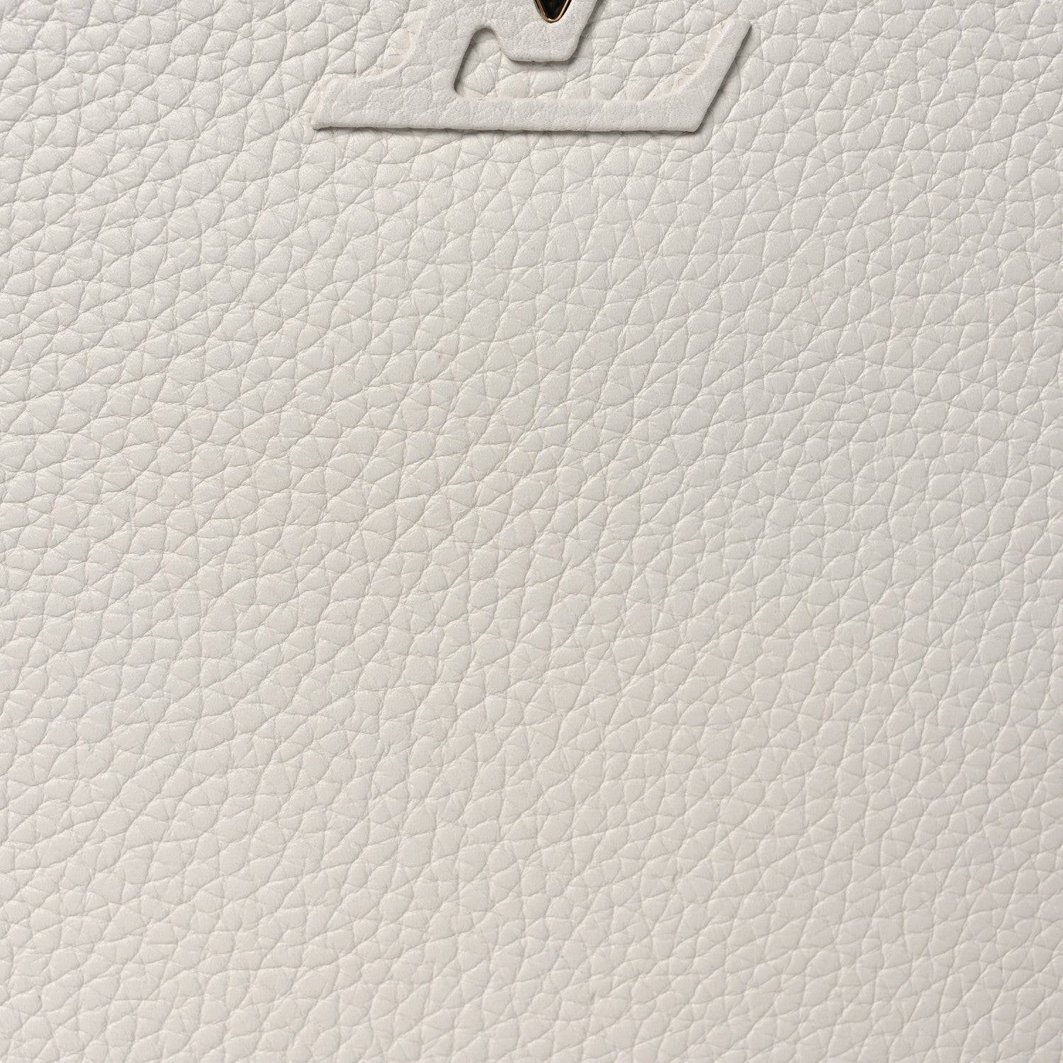 Louis Vuitton Taurillon Capucines BB Snow 6 of 9