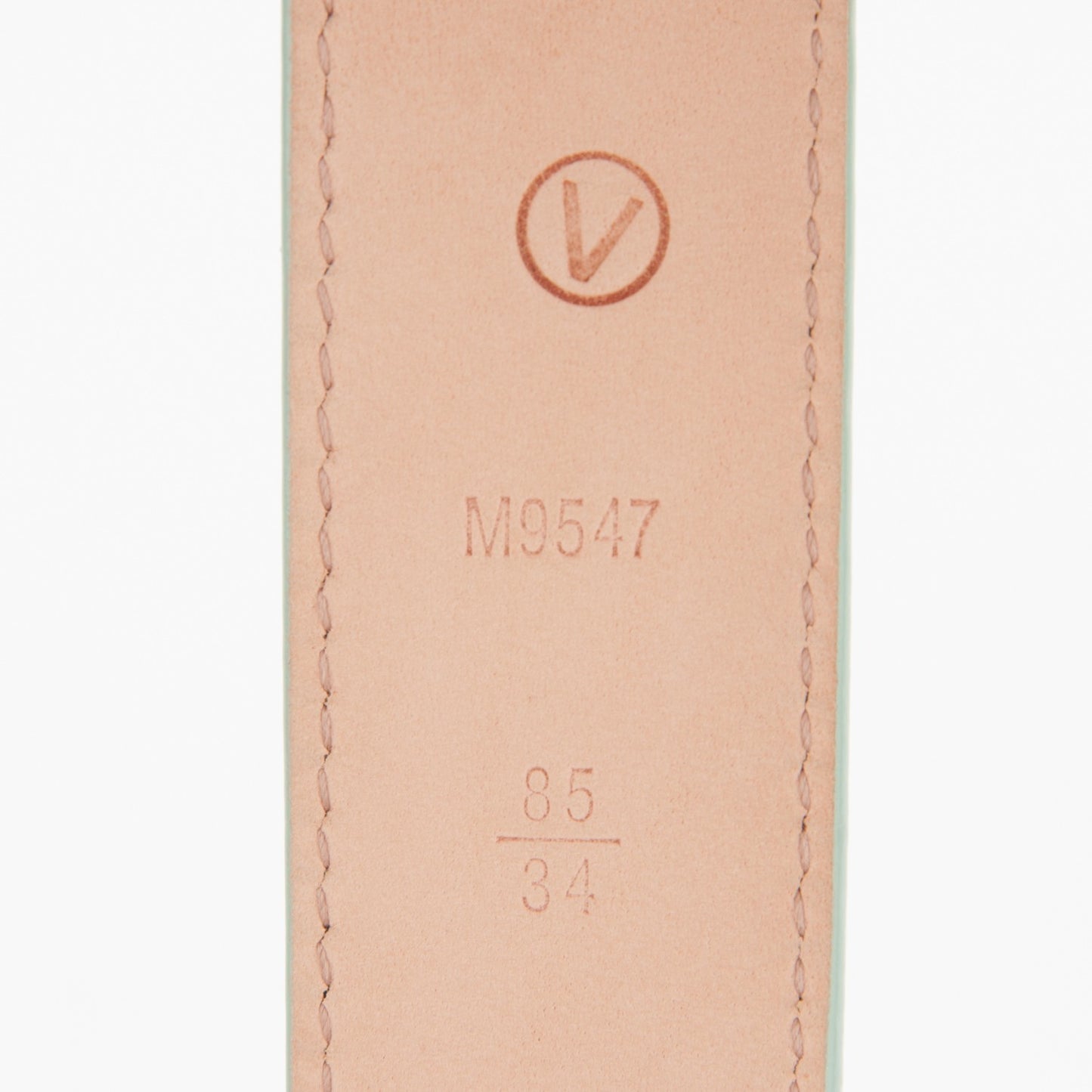 Epi Electric 40mm LV Initiales Belt 85 34 Amande