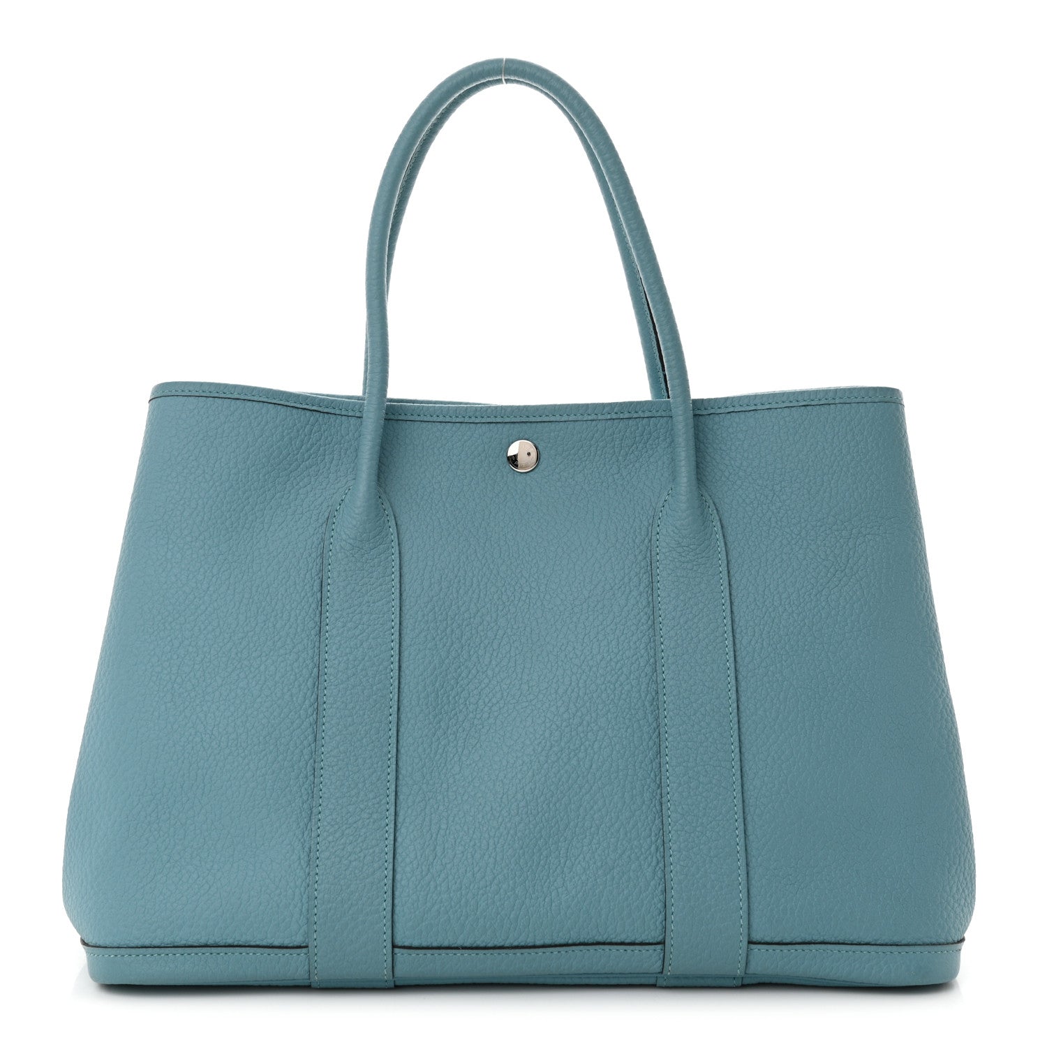 Hermes Vache Country Garden Party 36 MM Bleu Saint Cyr 1 of 12
