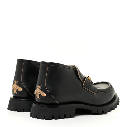 Gucci Cordovan Lux Mens Harald Horsebit Ankle Boots 7 Black 4 of 19