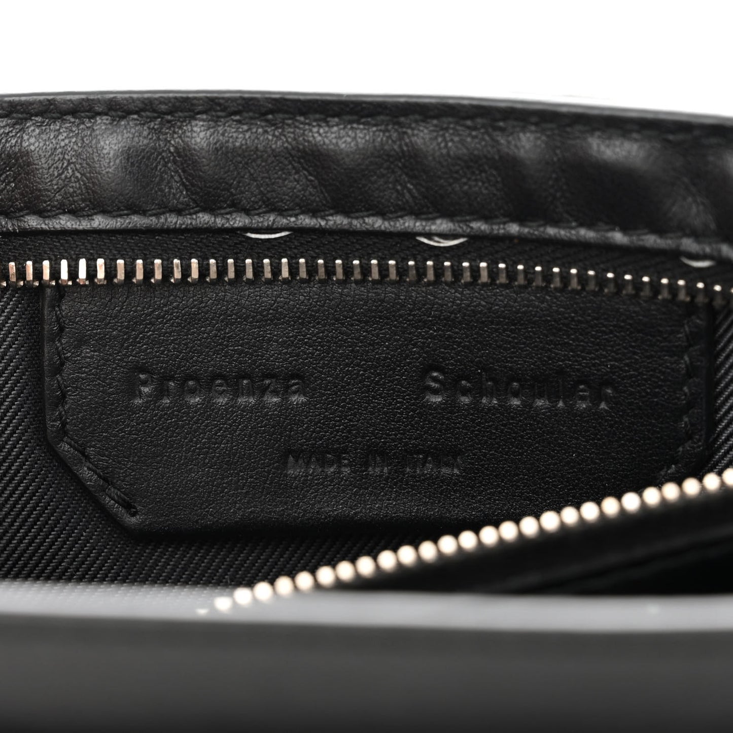Lambskin Perforated Tiny PS1 Satchel Black