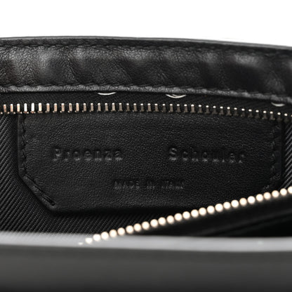 Proenza Schouler Lambskin Perforated Tiny PS1 Satchel Black 7 of 12