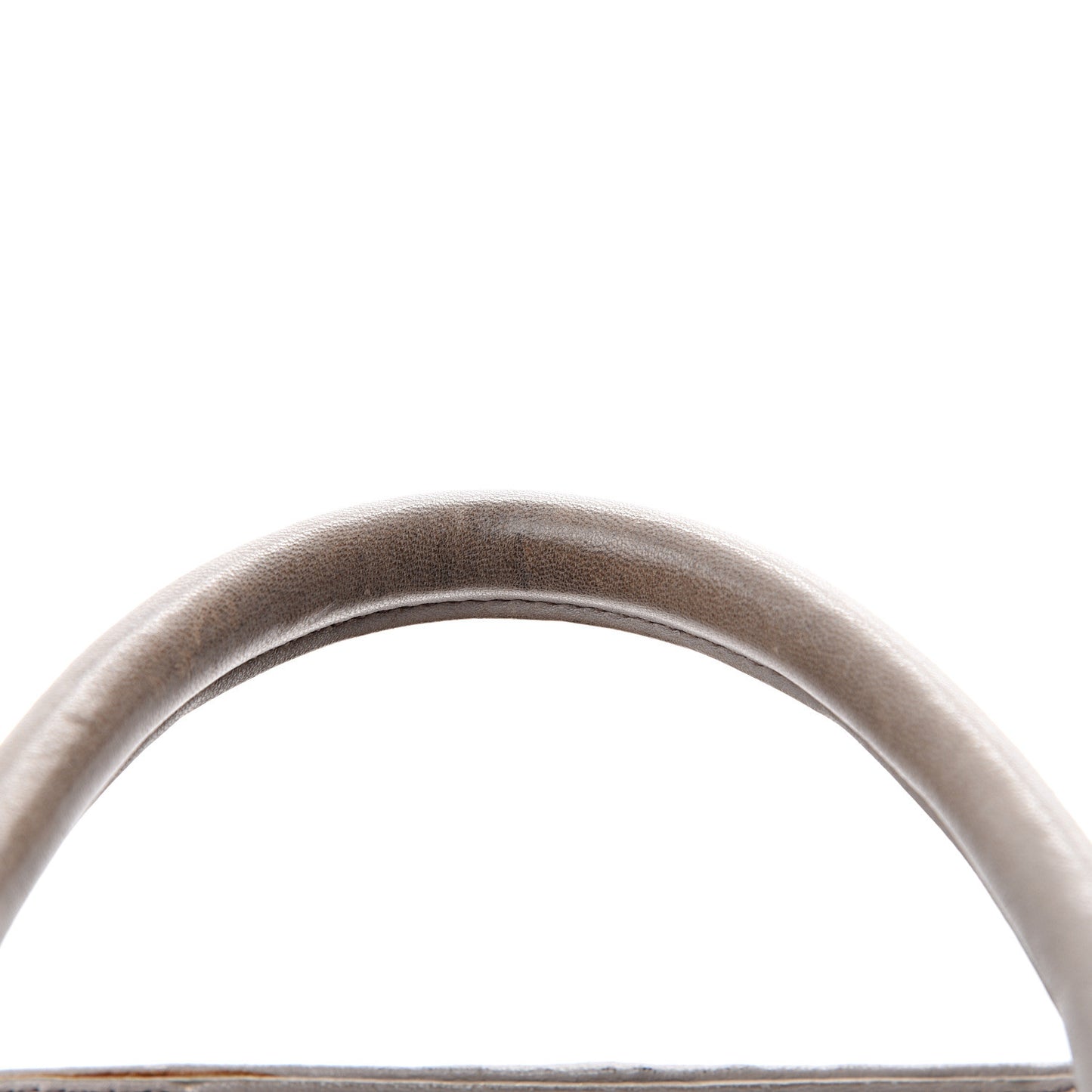 Nappa Matelasse Bauletto Top Handle Tote Pomice