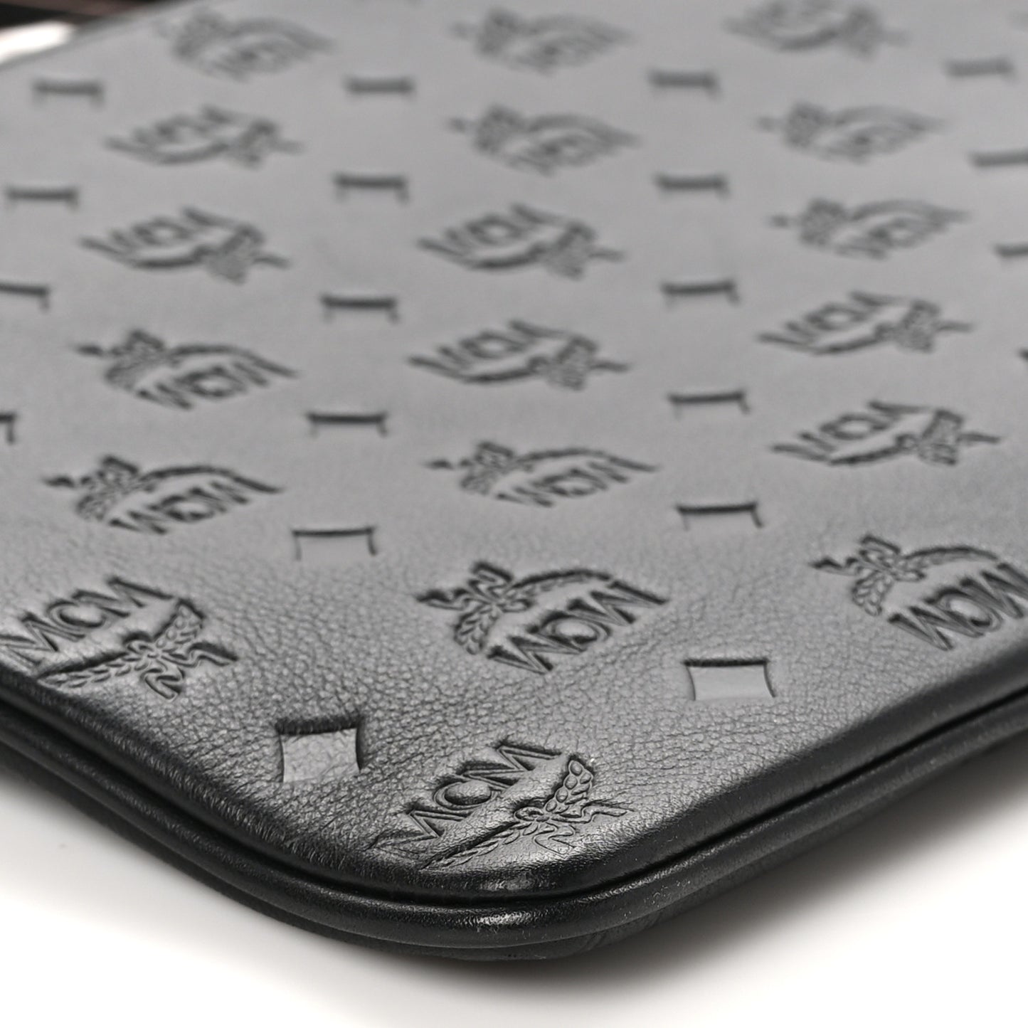 Calfskin Monogram Klara Crossbody Pouch Black