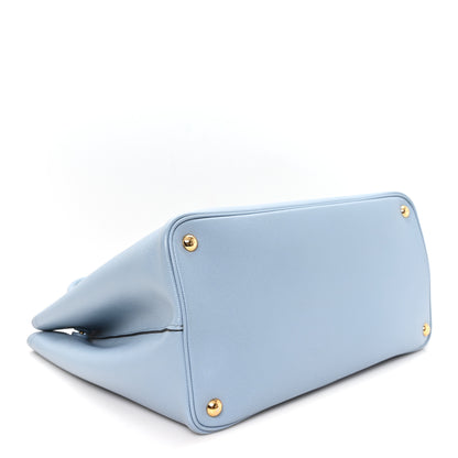 Prada Saffiano Cuir Large Double Bag Astrale 4 of 10