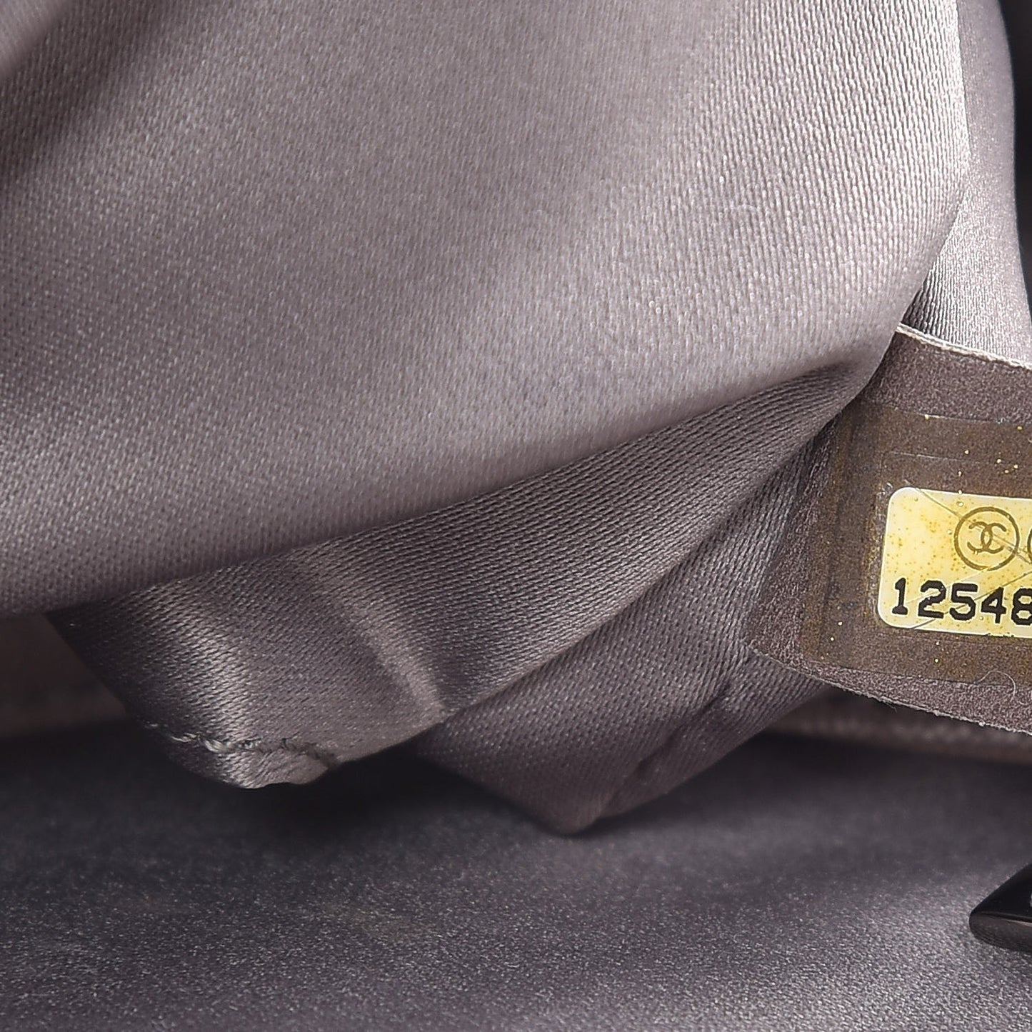 Calfskin Bubble Quilt Accordion Flap Grey