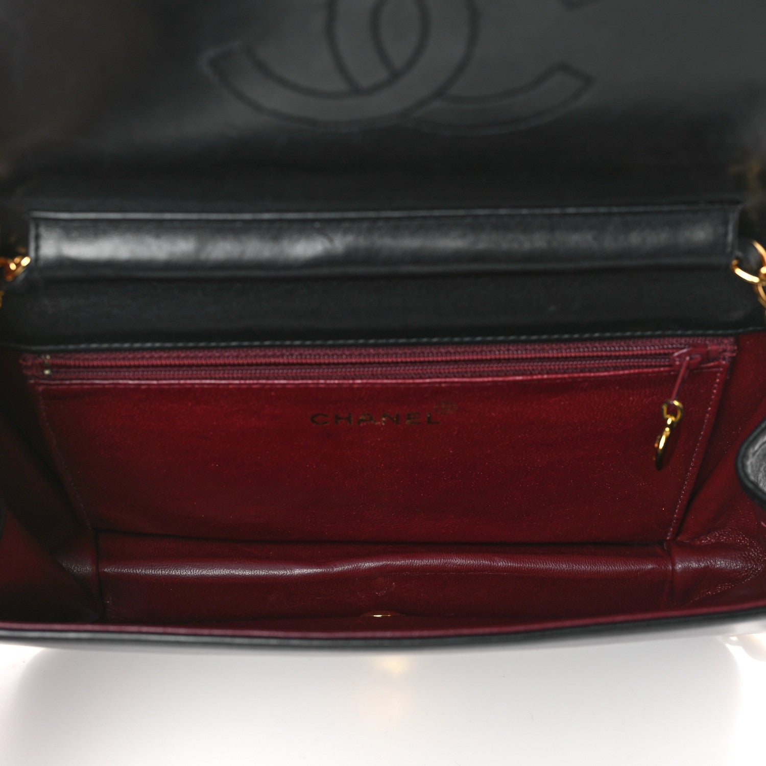 Chanel Lambskin Quilted Small Single Flap Black 5 of 10