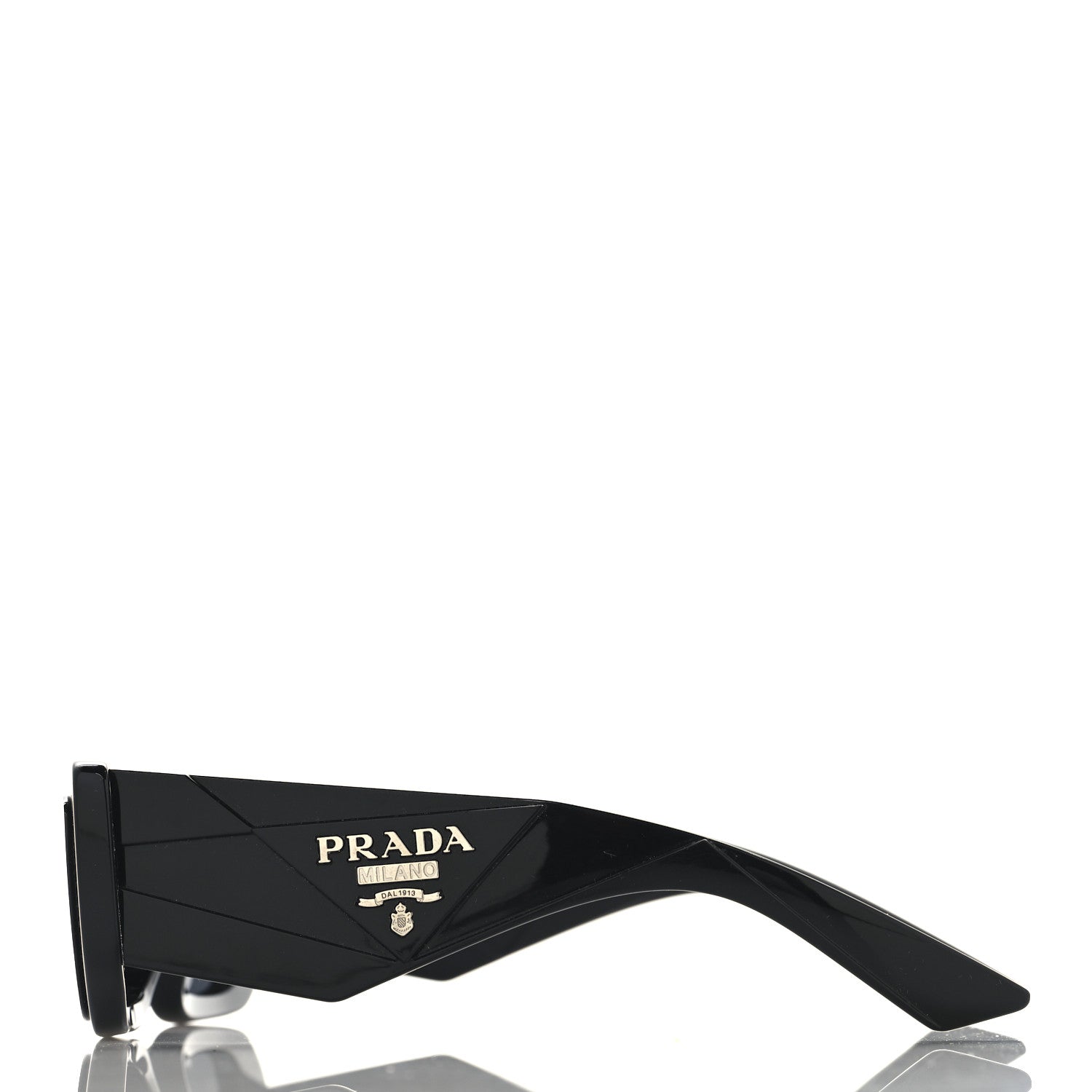 Prada Acetate Symbole Sunglasses SPR 17W Black 3 of 7