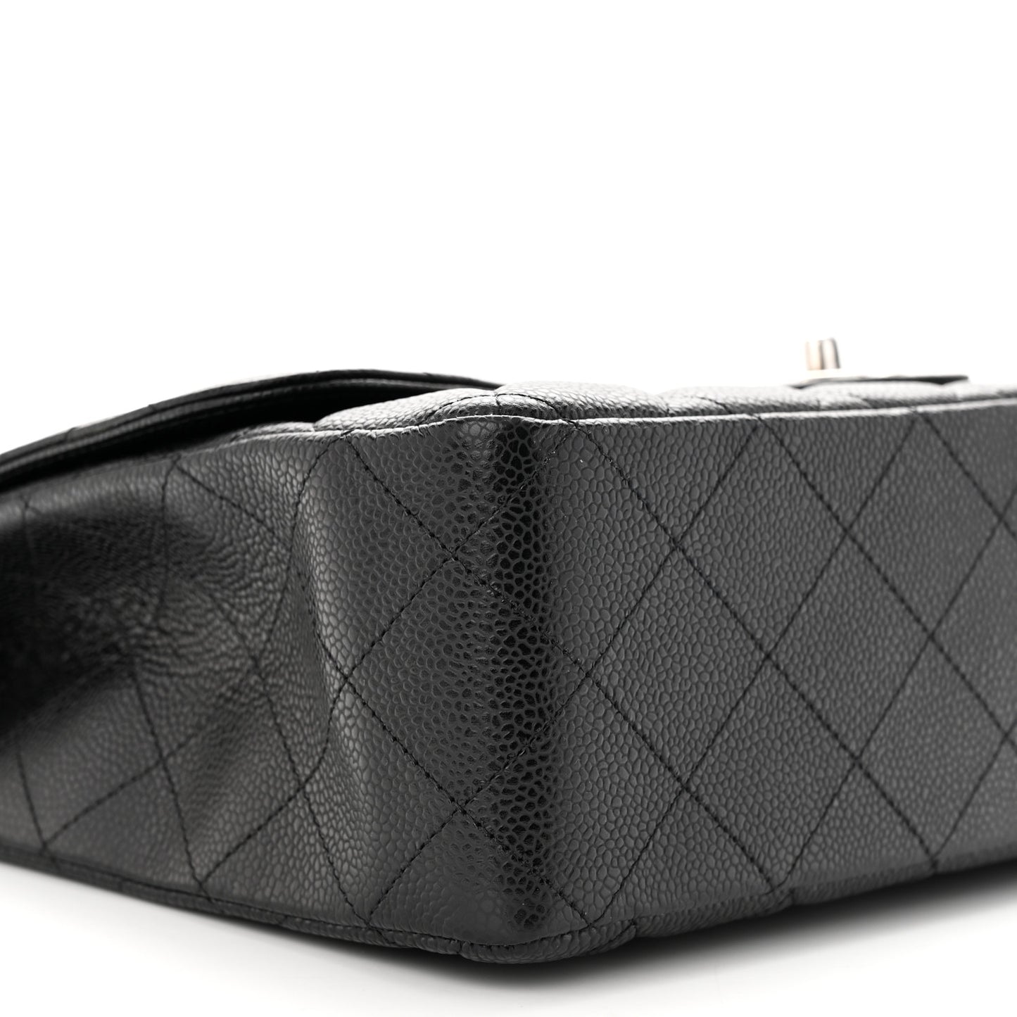 Caviar Quilted Jumbo Single Flap Black
