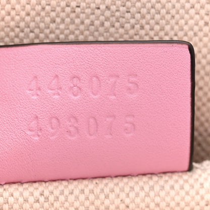 Gucci Calfskin Bamboo Web Embroidered Medium Dionysus Top Handle Bag Pink 8 of 12