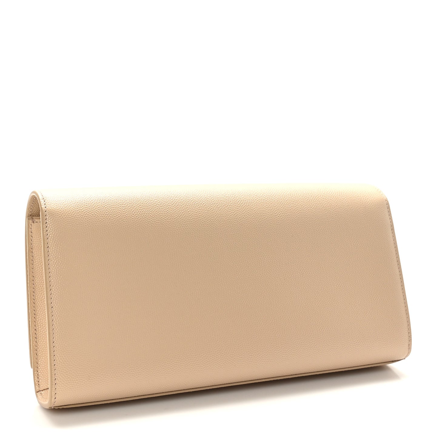 Grain De Poudre Classic Monogram Cassandre Clutch Nude