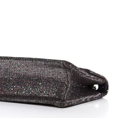 Chanel Crystal Quilted Mademoiselle Reissue 2.55 Flap Dark Silver 7 of 10