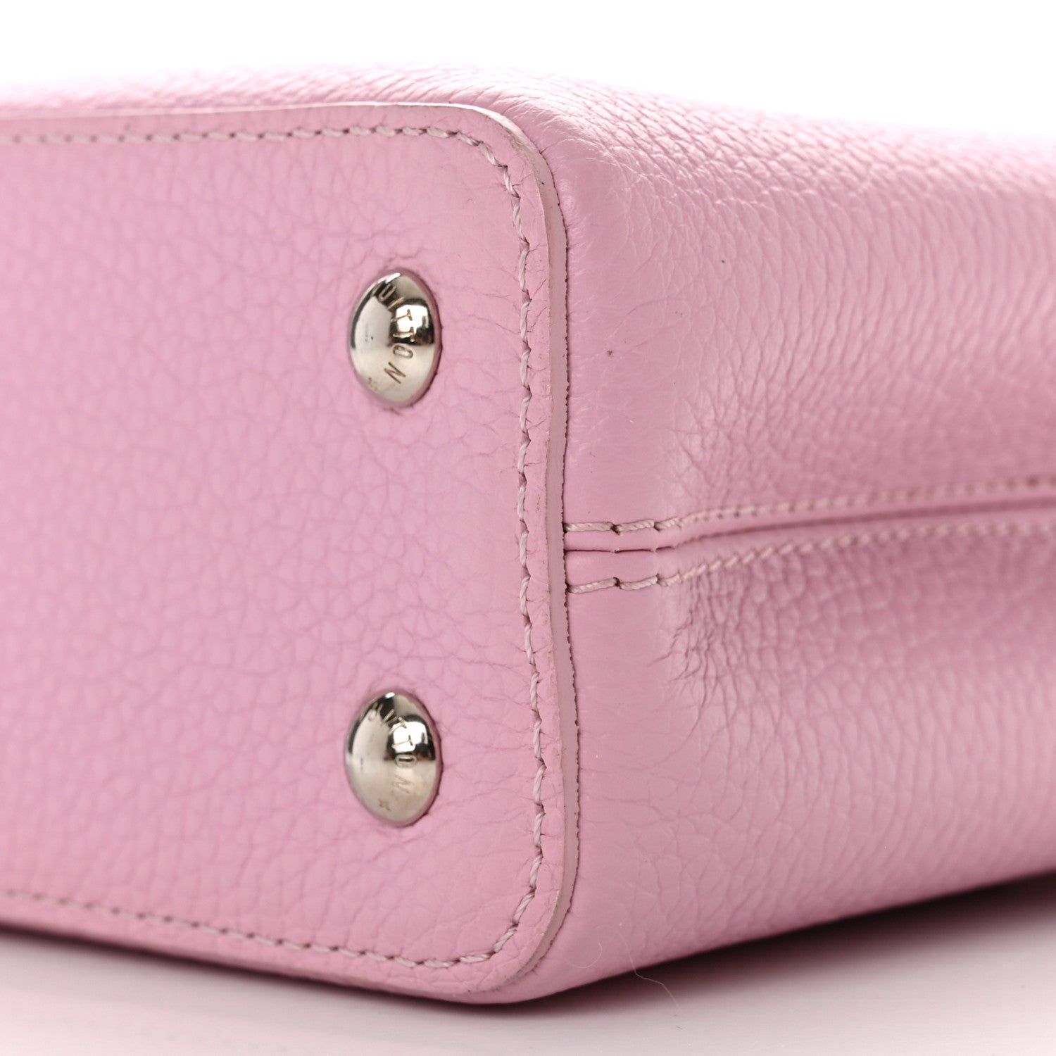 Louis Vuitton Taurillon Ayers Capucines Mini Pink 9 of 11