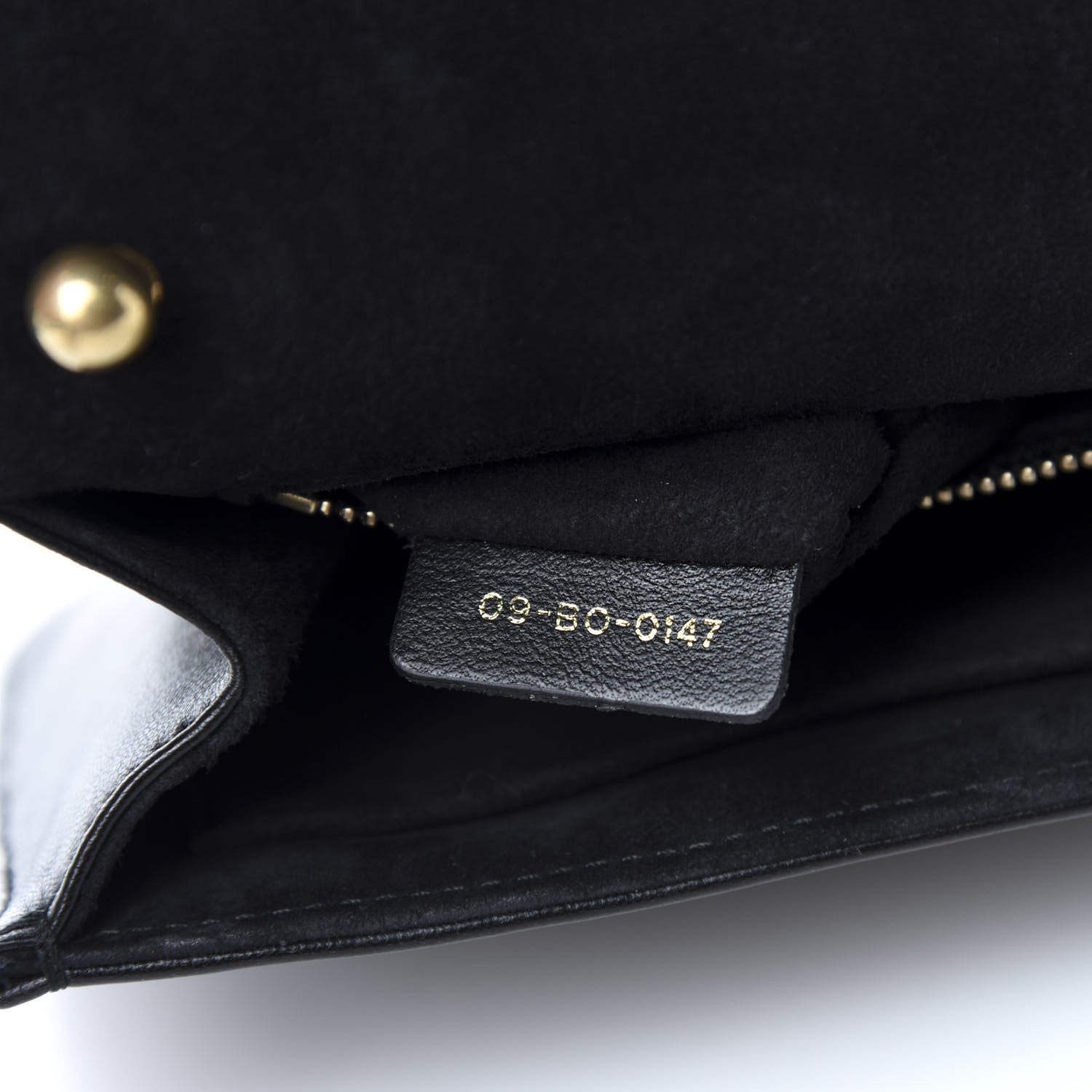 Christian Dior Lambskin Cannage Studded Small Dioraddict Flap Bag Black 9 of 10
