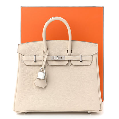 Hermes Togo Birkin 25 Craie 11 of 11