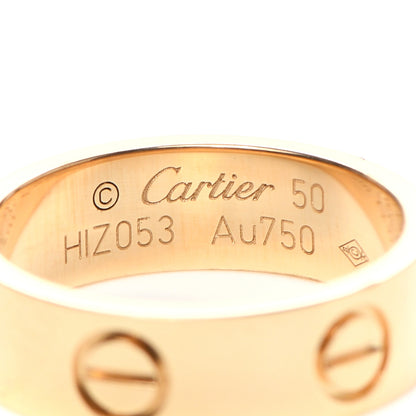 Cartier 18K Yellow Gold 5.5mm LOVE Ring 50 5.25 4 of 5