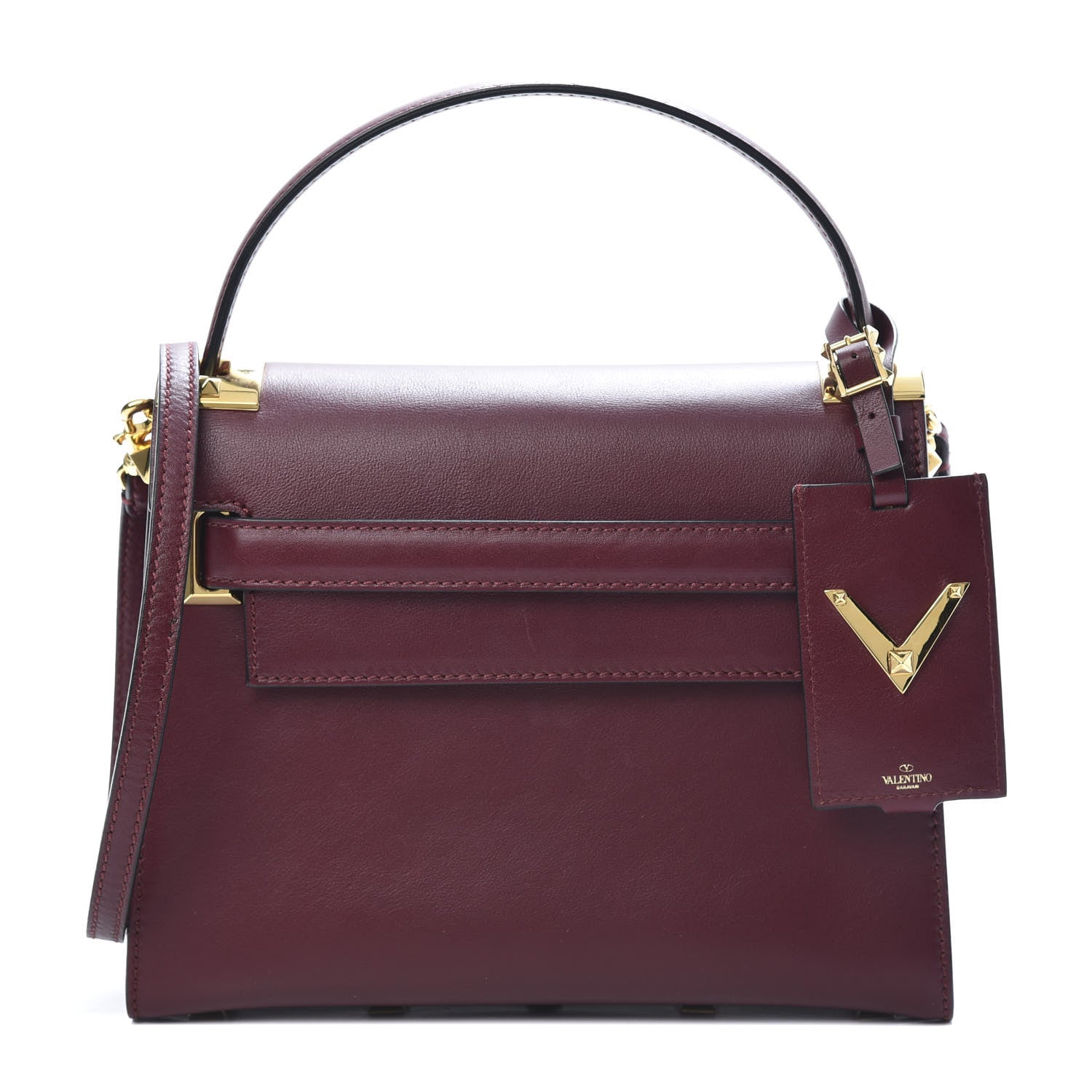 Valentino Garavani Vitello Small My Rockstud Frame Bag Rubin 1 of 14