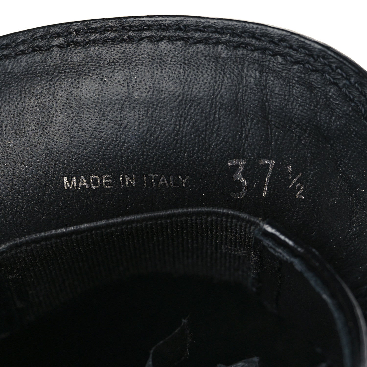 Prada Spazzolato Metal Triangle Logo 50mm Loafers 37 Black 8 of 9