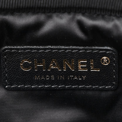 Chanel Satin Quilted Paris-Hamburg Camera Bag Black 6 of 10