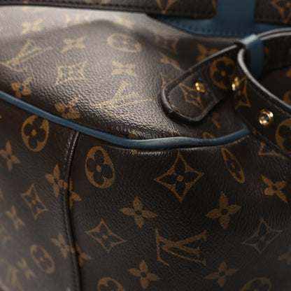 Louis Vuitton Monogram Cuir Slate Backpack Blue 11 of 11