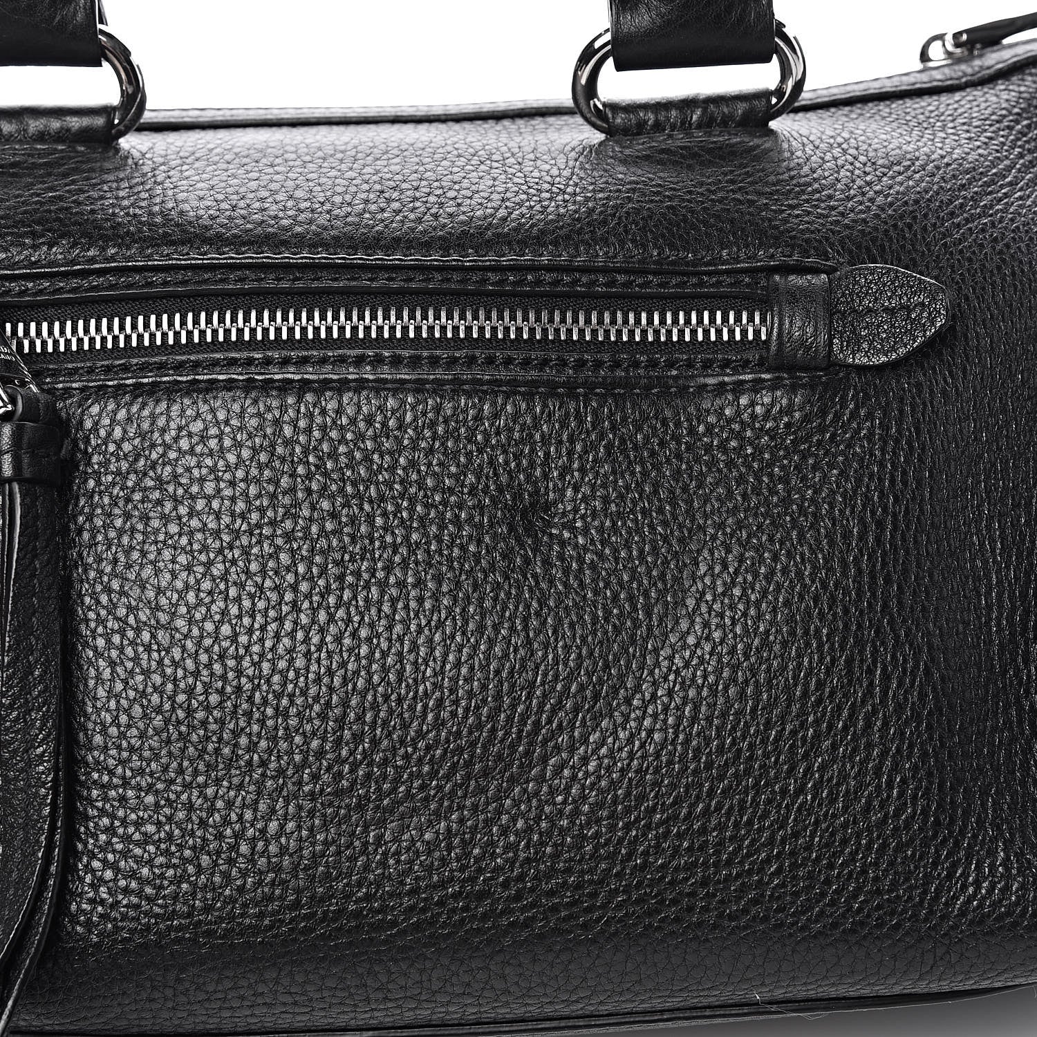Prada Vitello Daino Shopping Satchel Black 11 of 11