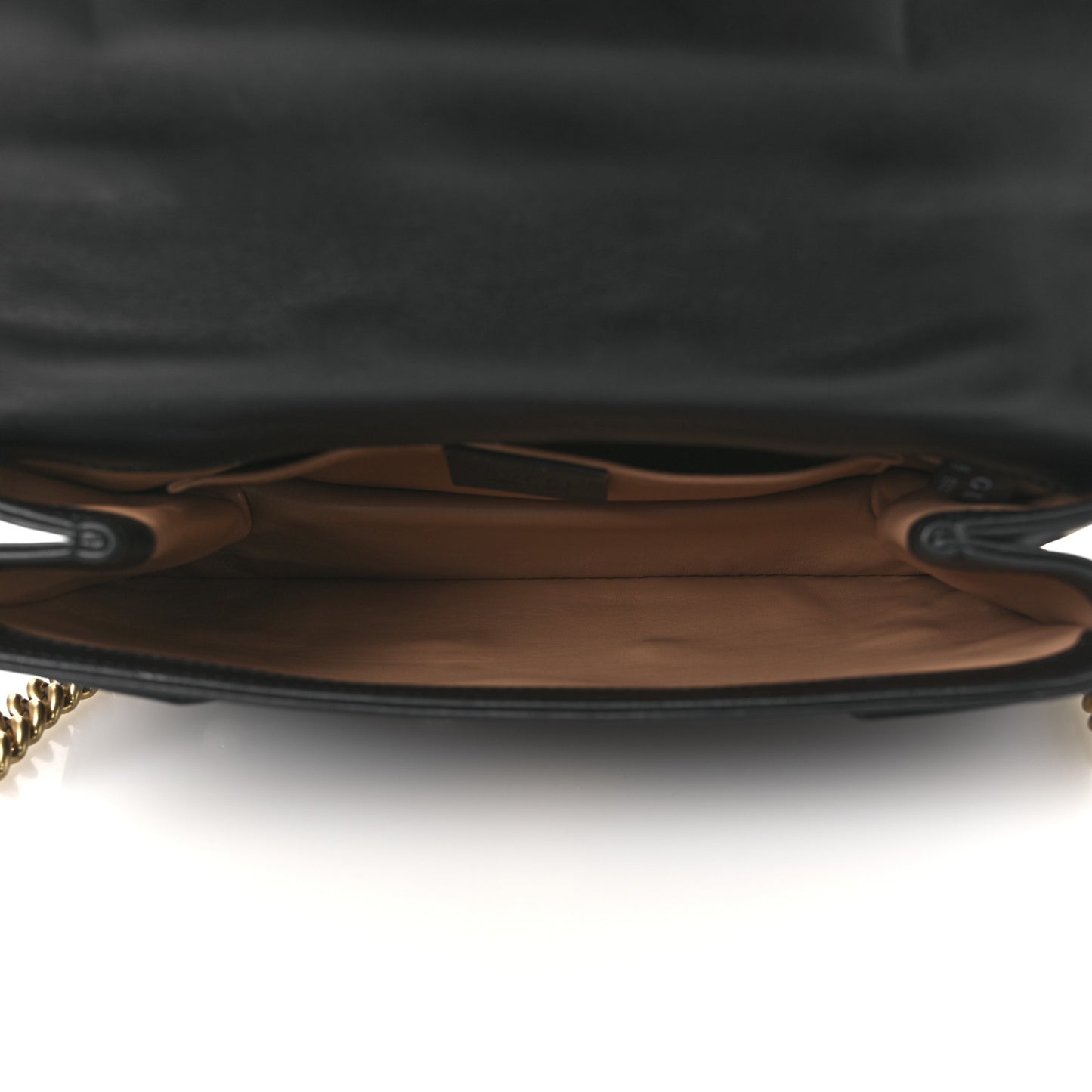 Nappa Pearl Studded Mini Queen Margaret Broadway Shoulder Bag Black
