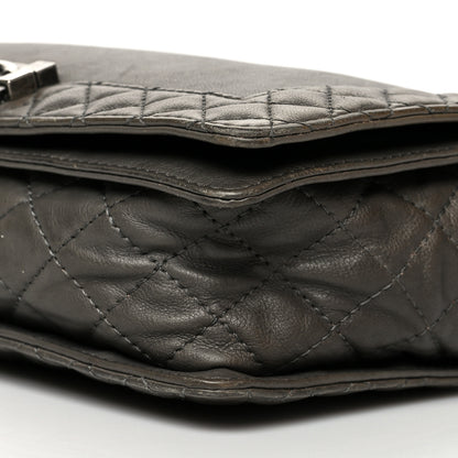 Chanel Calfskin New Medium Boy Reverso Flap Black 10 of 14