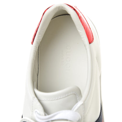 Gucci Calfskin Ayers Web Blind for Love Embroidered Womens Ace Sneakers 38.5 White 5 of 8