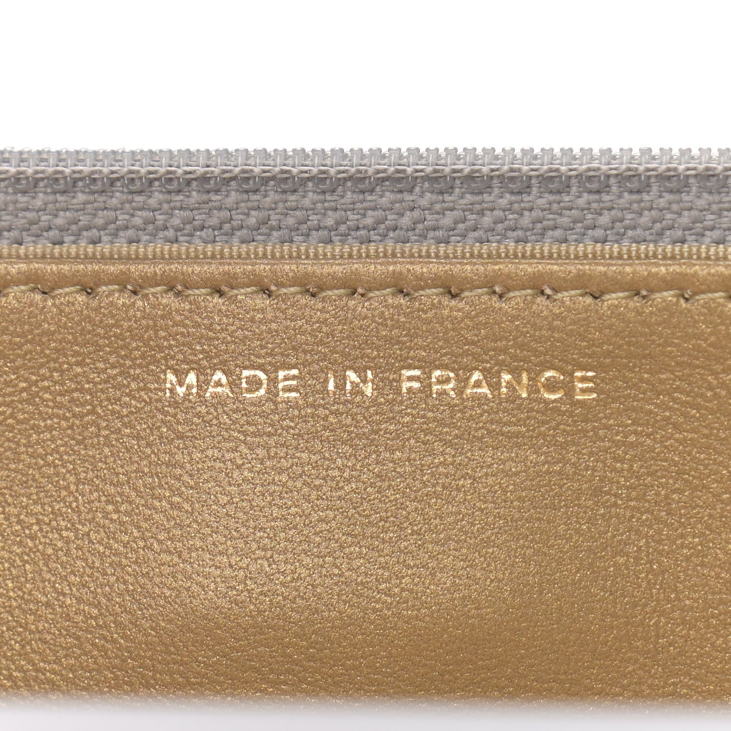 Chanel Lambskin Quilted CC Pearl Crush Wallet on Chain WOC Grey 7 of 11
