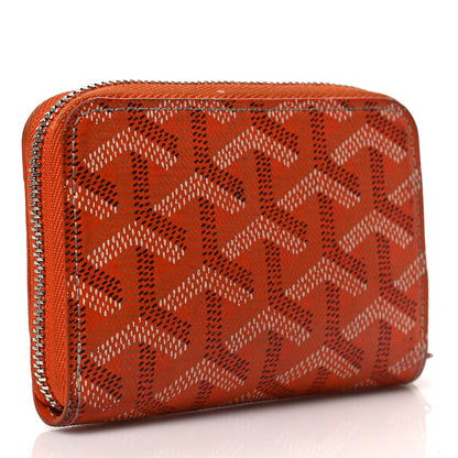 Goyard Goyardine Matignon PM Wallet Orange 3 of 8