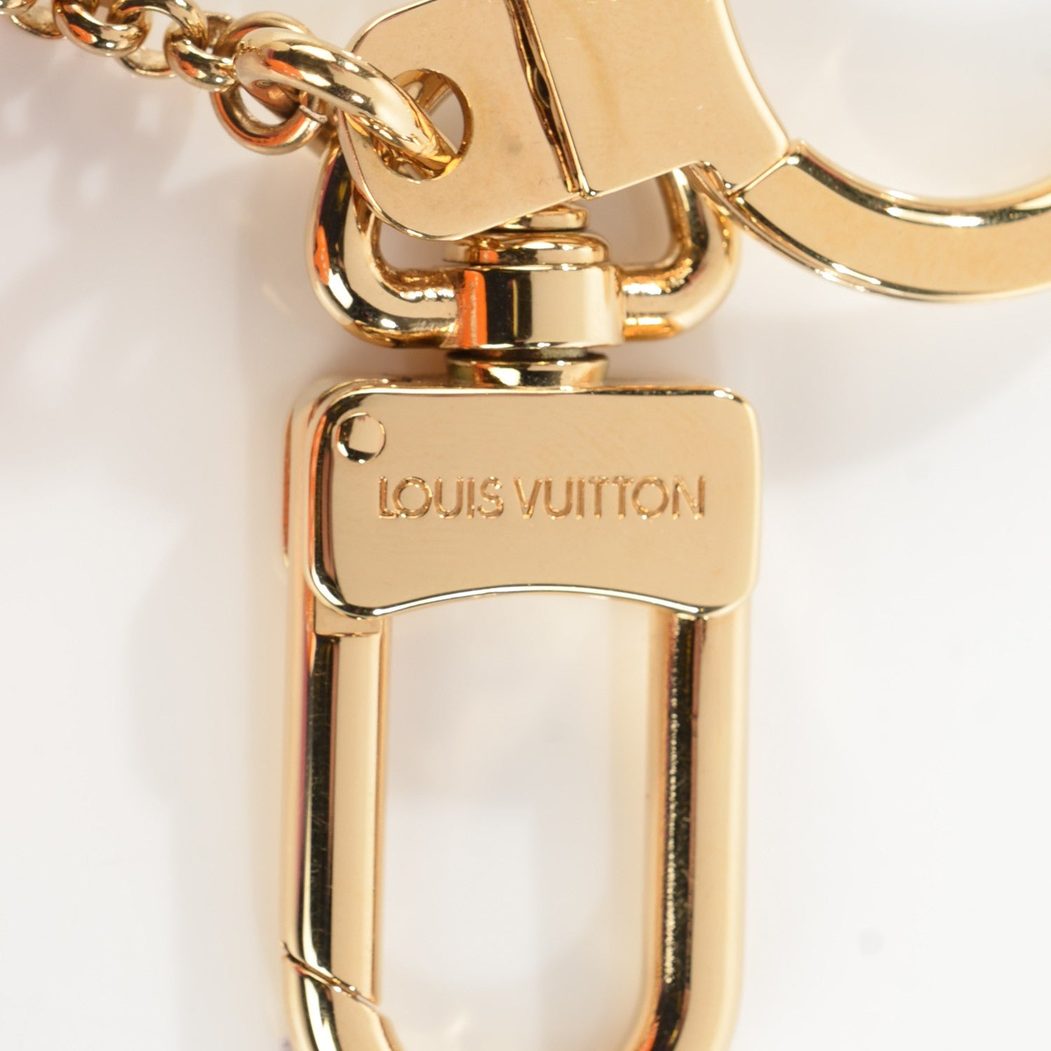Louis Vuitton Halloween Jack and Lucie Key Holder Orange 117634
