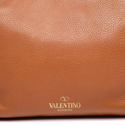 Valentino Garavani Grained Calfskin My Rockstud Soft Tote Light Cuir 10 of 11