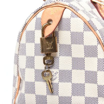 Louis Vuitton Damier Azur Speedy 25 12 of 13