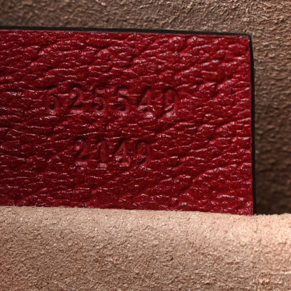 Gucci GG Supreme Monogram Flora Web Ophidia Pouch Red 7 of 10