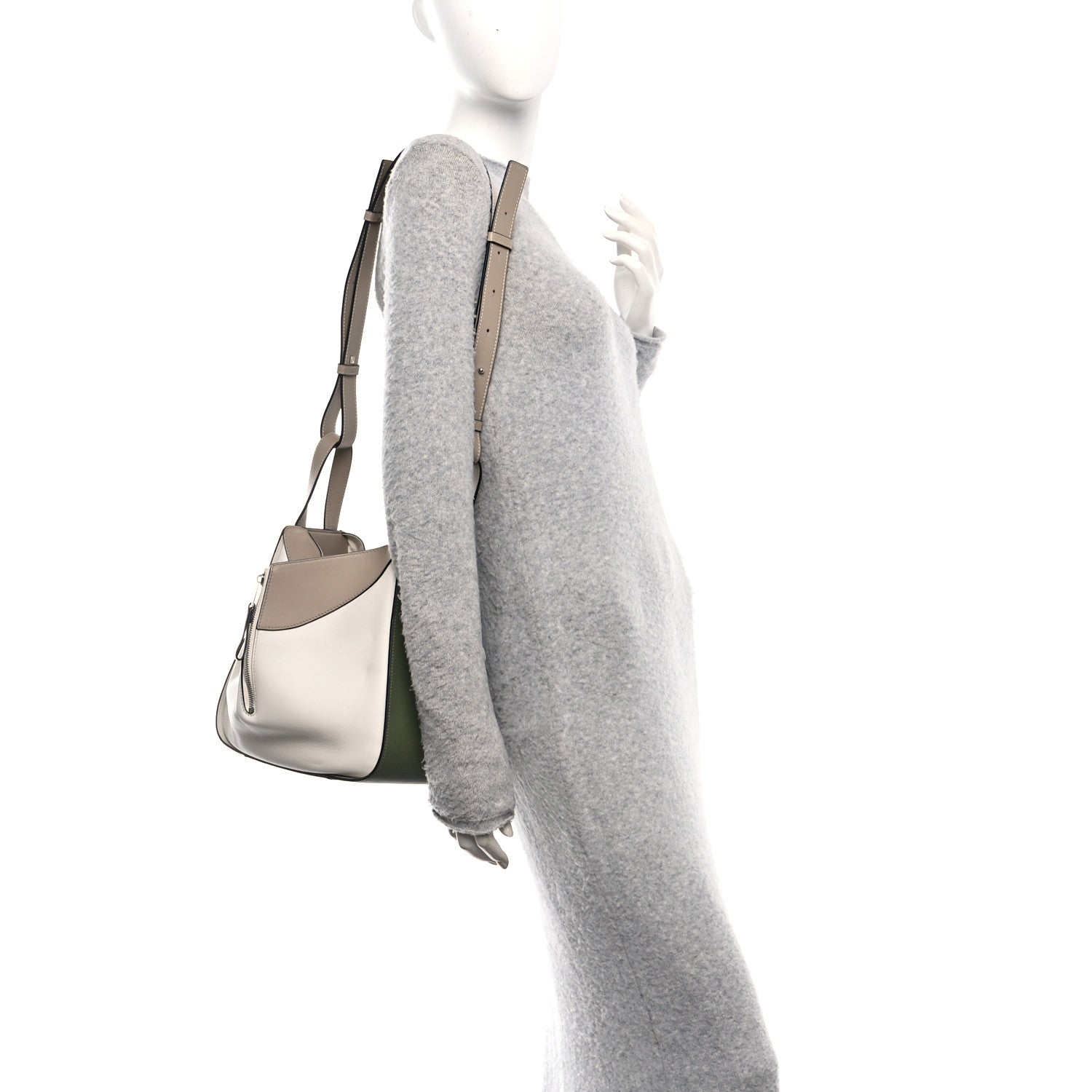 Loewe Calfskin Small Hammock Shoulder Bag Avocado Green Sand 2 of 10