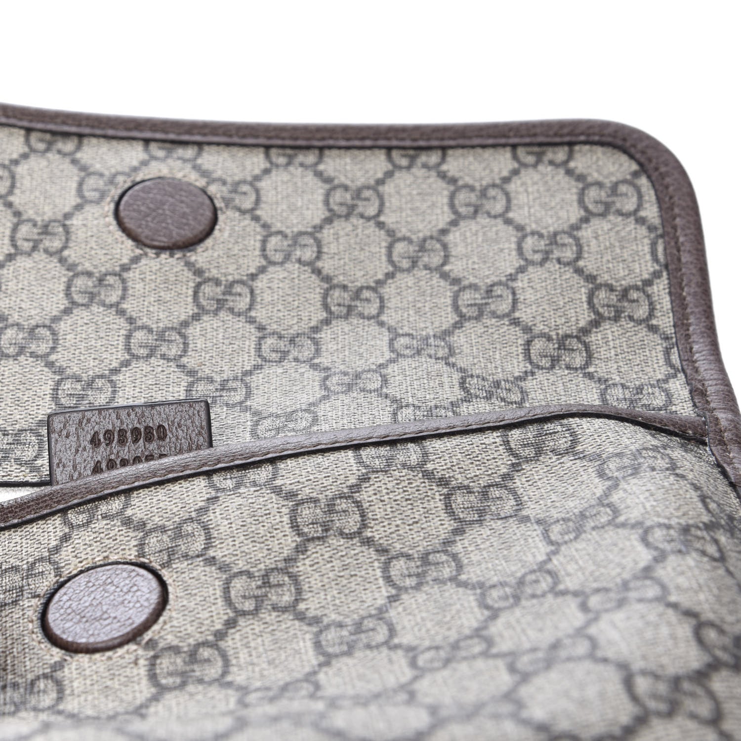Gucci GG Supreme Monogram Neo Vintage Web Belt Bag Brown 6 of 9