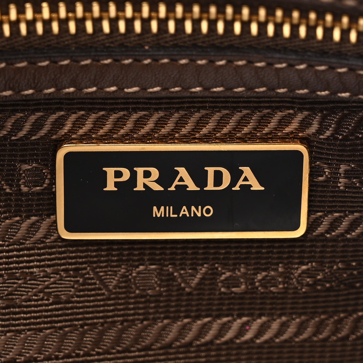 Jacquard Logo Camera Bag Corda Bruciato